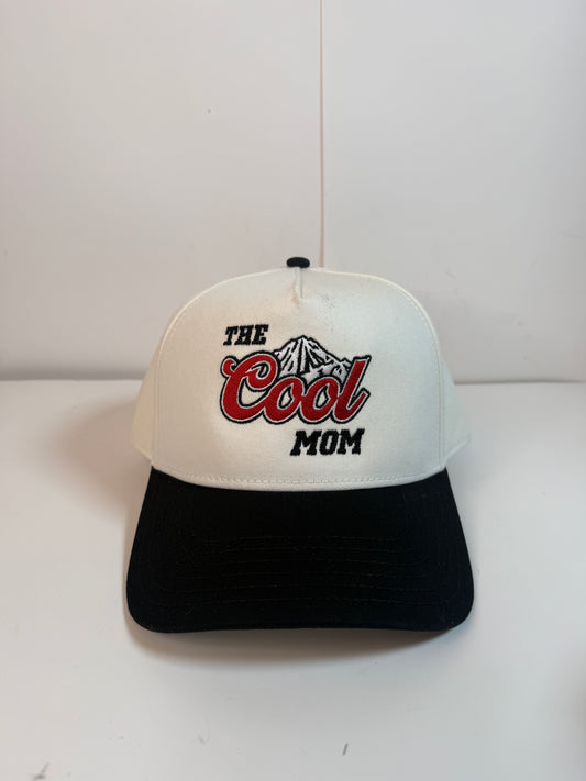 The Cool Mom A-Frame Hat | Black/White |