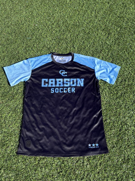 Carson Practice Jersey and backpack