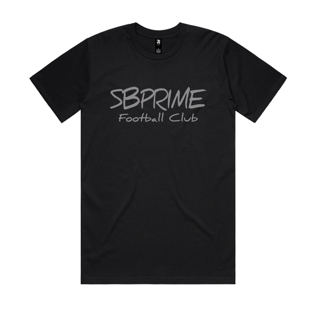 SB Prime T-Shirt | Black with Gray design |